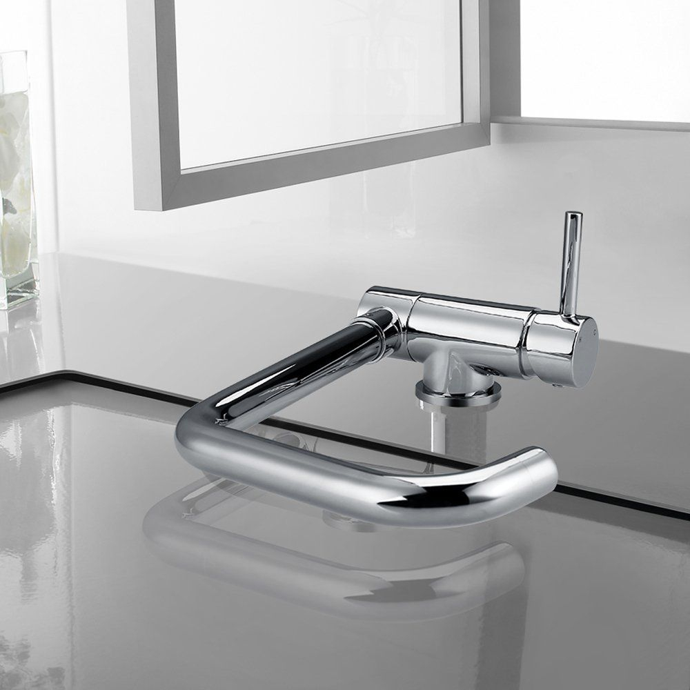 Robinet De Cuisine Mitigeur Sous Fenêtre Pliable Rabattable Bec Rotatif  Pivotant Chromé serapportantà Robinet Pliable Sous Fenetre