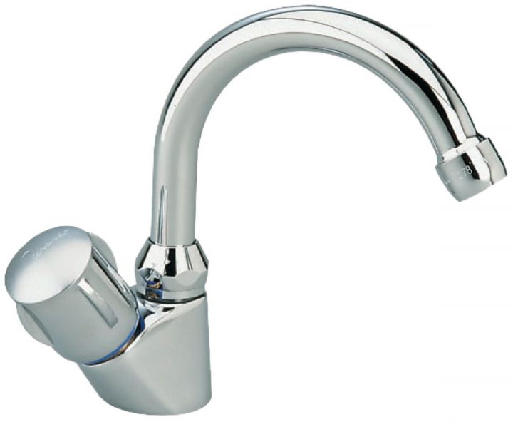 Robinet De Lavabo/lave-Mains Ulysse C Simple Avec Bec Tube Orientable Et  Tête 15 X 21 À Clapet Guide, Chromé Réf. D1624Aa encequiconcerne Tete De Robinet Porcher