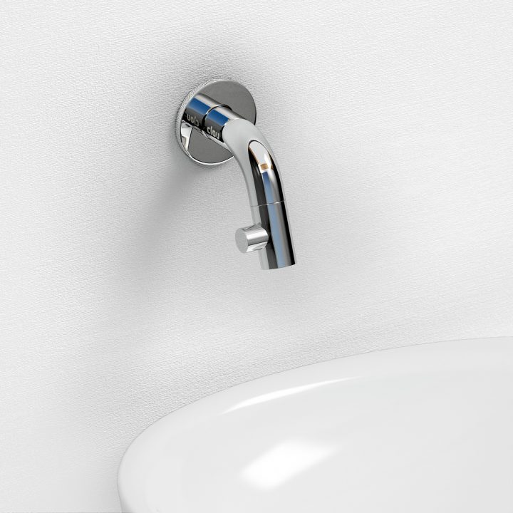 Robinet Eau Froide Kaldur, Mural avec Robinet Lave Main Eau Froide