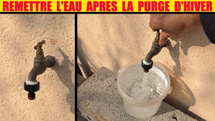 Robinet Extérieur Remettre L'eau Après La Purge D'hiver dedans Purger Robinet Extérieur Robinet Extérieur Remettre L'eau Après La Purge D'hiver dedans Purger Robinet Extérieur