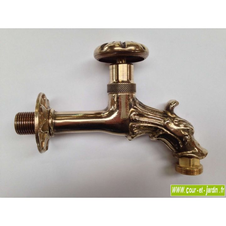 Robinet Laiton Type Colvert -Fontaines De Jardin – Cour Et à Robinet Extérieur Fontaine