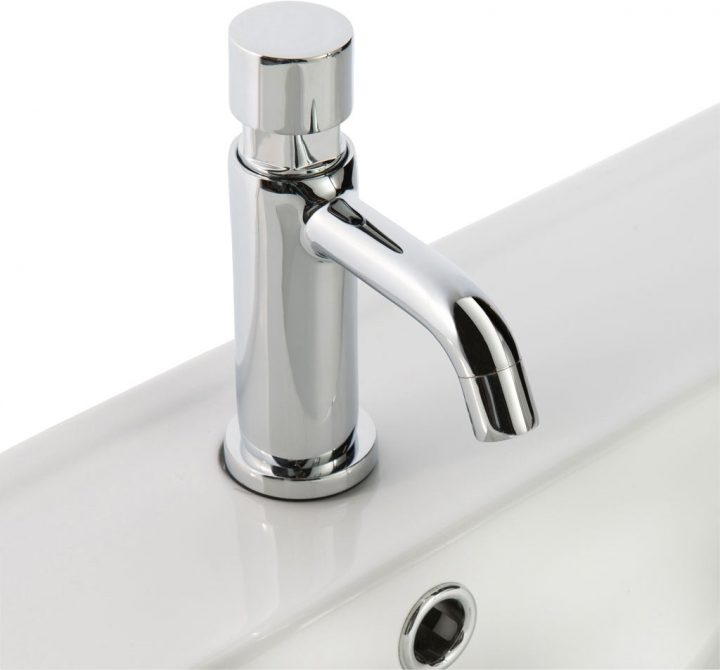 Robinet Lave-Mains 'cilindro Push' destiné Robinet Lave Main Eau Froide