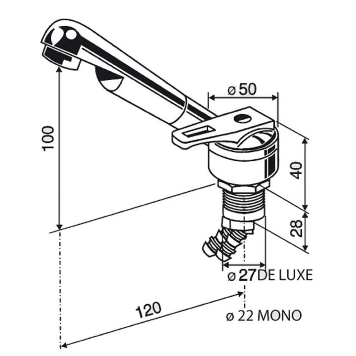 Robinet Mitigeur À Contacteur destiné Robinet Douche Camping Car