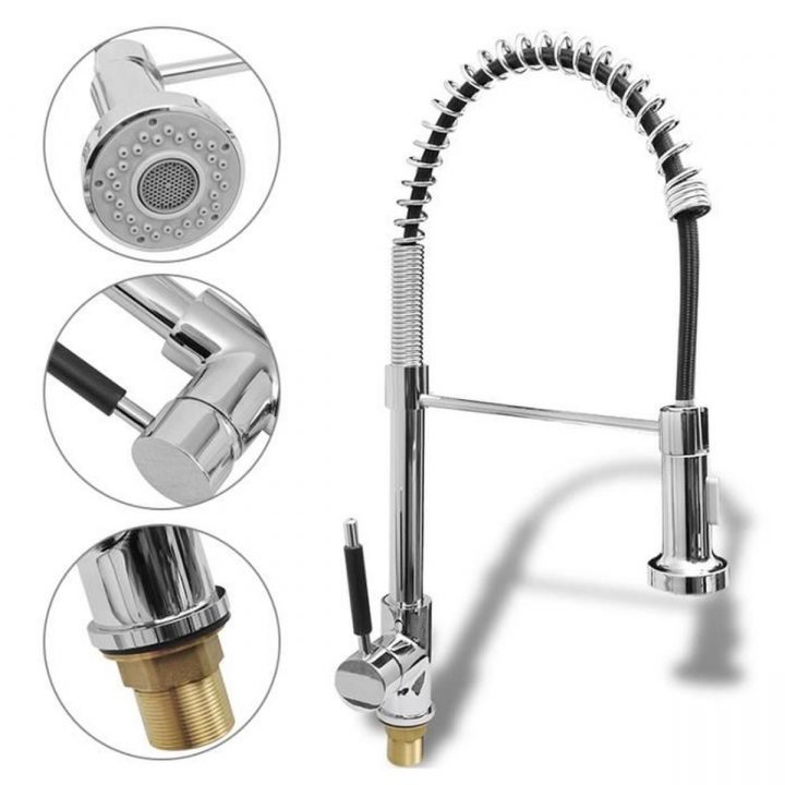 Robinet Mitigeur De Cuisine Avec Douchette Flexibles D à Flexible Robinet Douchette Cuisine