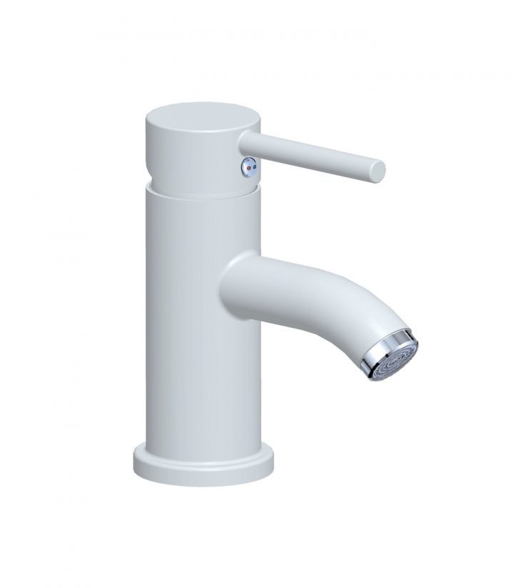Robinet Mitigeur De Lavabo, Mia – Blanc – Robinet Garanti 2 Ans encequiconcerne Robinet Extérieur Leroy Merlin