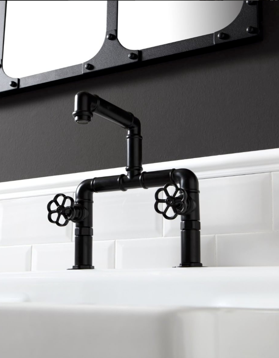 Robinet Noir Mat