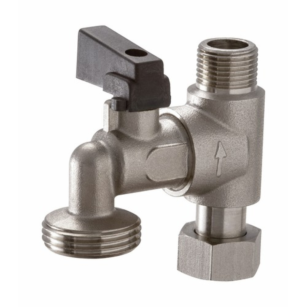 Robinet Pour Machine À Laver - Monobloc Avec Piquage - Riquier Sur Bricozor encequiconcerne Robinet Machine A Laver