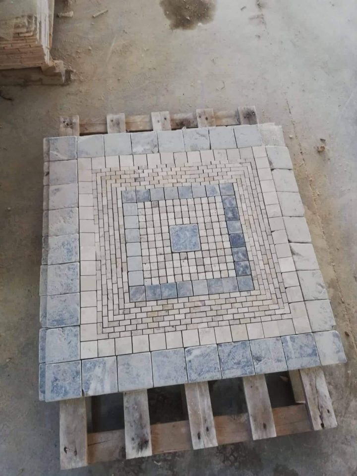 Rosace En Travertin 60X60 – Espace Travertin destiné Ceramiks Rosace En Travertin 60X60 – Espace Travertin destiné Ceramiks