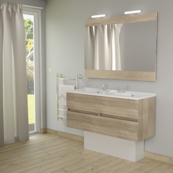 Rosaly 120-140 – Creazur France pour Meuble Double Vasque 140 Cm Rosaly 120-140 – Creazur France pour Meuble Double Vasque 140 Cm