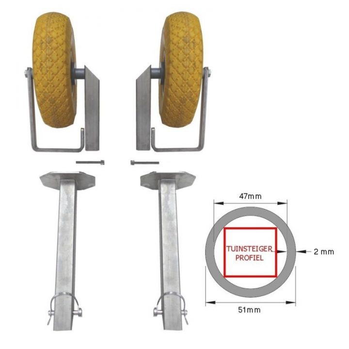 Roues Échafaudage De Jardin – Ladder-Steiger encequiconcerne Echafaudage Jardin