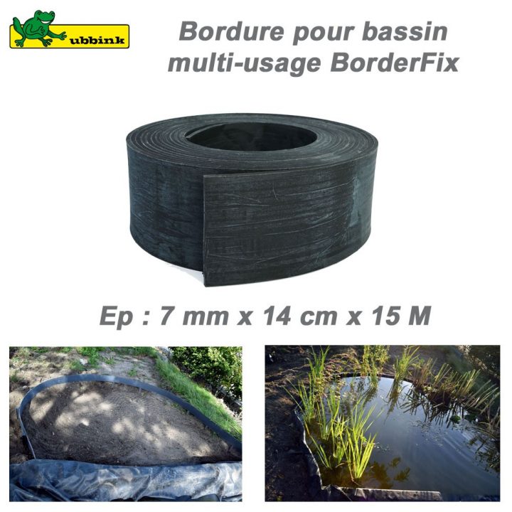 Rouleau 14 Cmx15 M Bordure Boderfix Bâche Bassin serapportantà Bordure Jardin Pas Cher