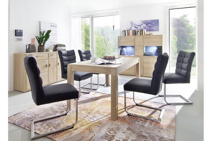 Salle À Manger Contemporaine Chêne Massif Pour Salle À Manger concernant Salle A Manger En Chene Massif Moderne