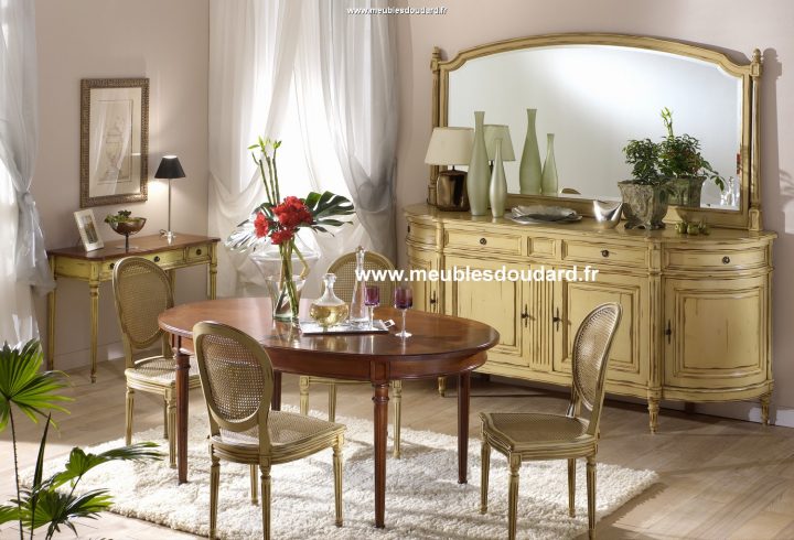 Salle À Manger Louis Xvi En Merisier pour Armoire De Salle À Manger