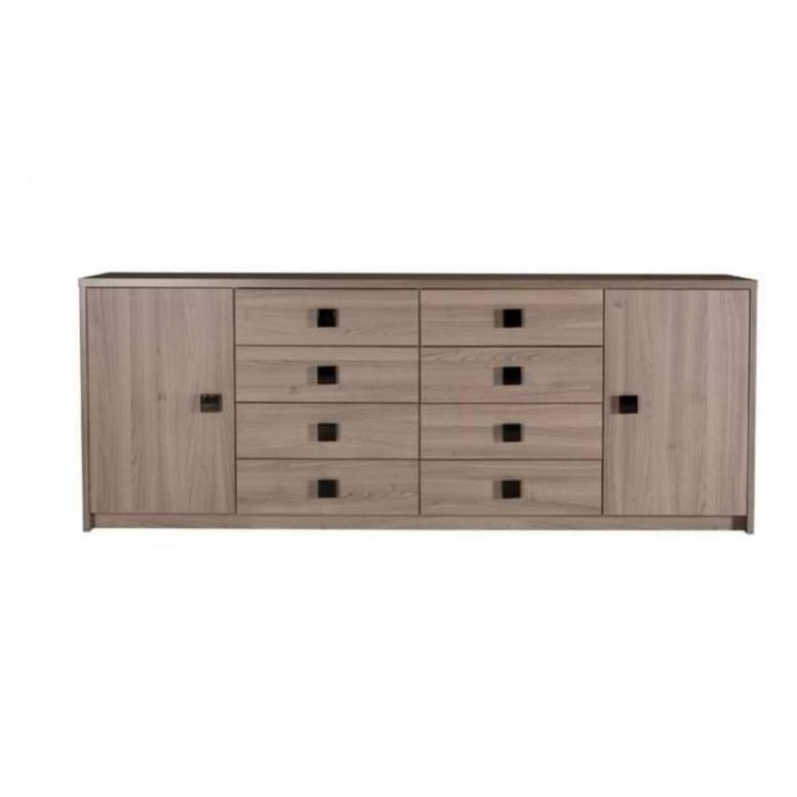 Salle À Manger Nany Buffet + Vitrine + Table 160Cm serapportantà Buffet Salle À Manger Pas Cher