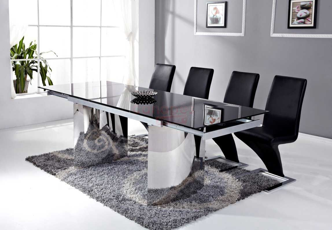 Salle A Manger Noir Laqu Awesome Table Design Conforama avec Conforama Table De Salle À Manger