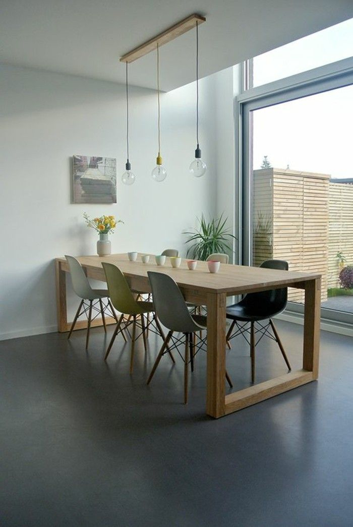 Salle À Manger – Table Carée Ikea En Bois Clair Avec dedans Meuble De Salle A Manger Ikea