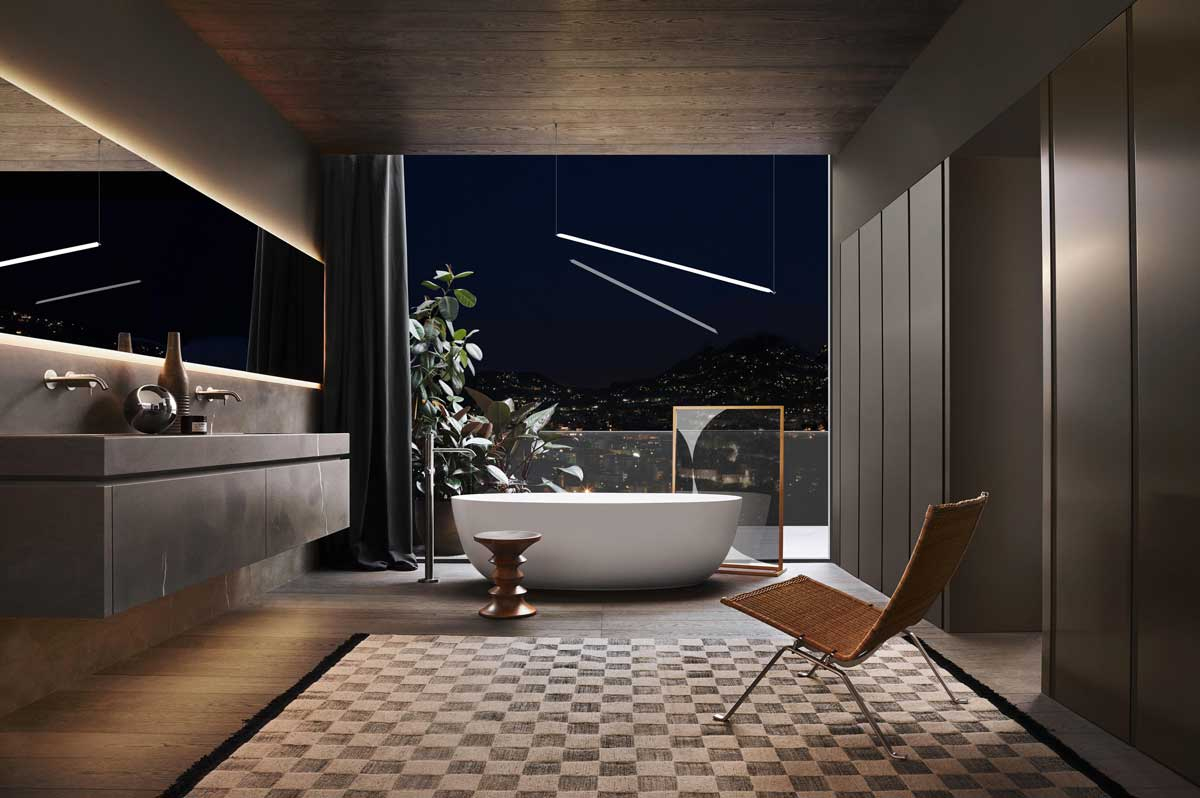 Salle De Bain Design - Aménagement Et Rénovation - Idkrea tout Accessoires Salle Bain Haut Gamme