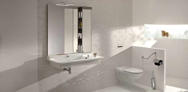 Salle De Bain Pmr De Collectivité Et Handicap | Siehr avec Salle De Bain Pour Handicapé