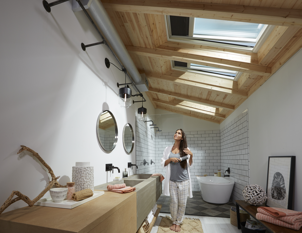 Salle De Bains Dans Les Combles : Comment Bien Gérer La serapportantà Ventilation Salle De Bain Sans Vmc