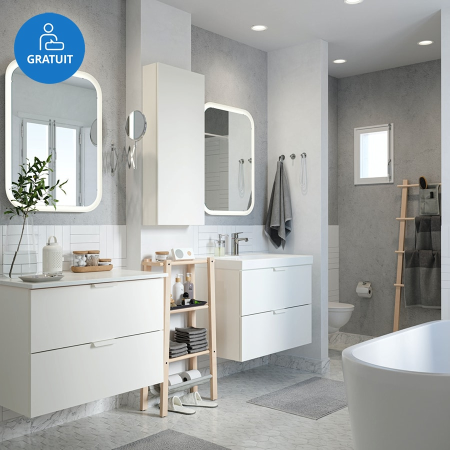 Salle De Bains - Ikea intérieur Accessoire Salle De Bain Ikea
