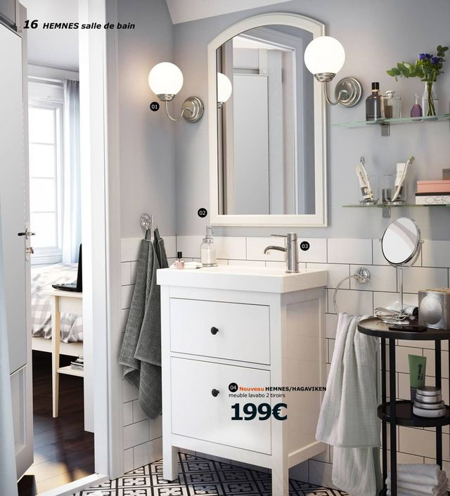 Salle De Bains Ikea : Le Nouveau Catalogue 2017 Est En concernant Ikea Salle De Bain