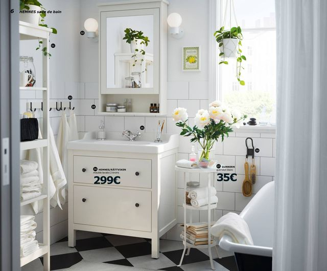 Salle De Bains Ikea : Le Nouveau Catalogue 2017 Est En concernant Ikea Salle De Bains