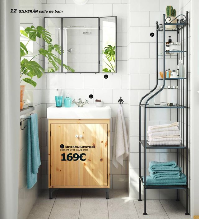 Salle De Bains Ikea : Le Nouveau Catalogue 2017 Est En serapportantà Accessoires Salle De Bain Ikea