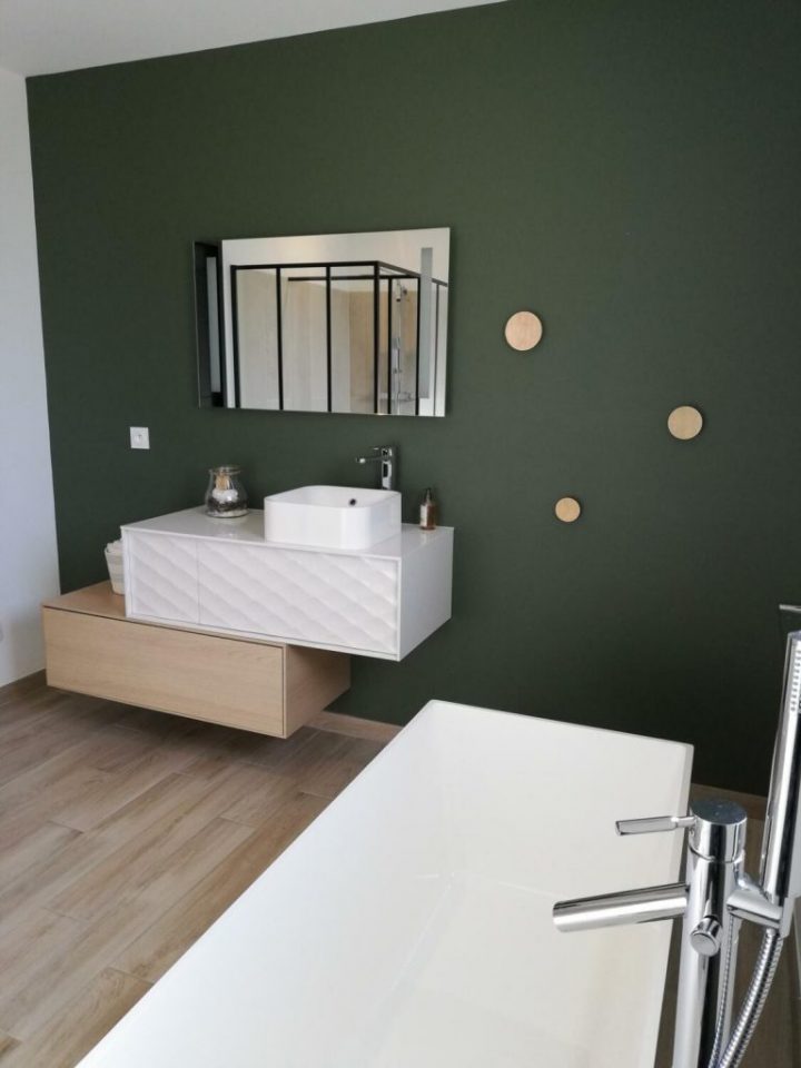 Salle De Bains : Les 10 Couleurs Tendances De 2019 ! – Kozikaza avec Idée Peinture Salle De Bain