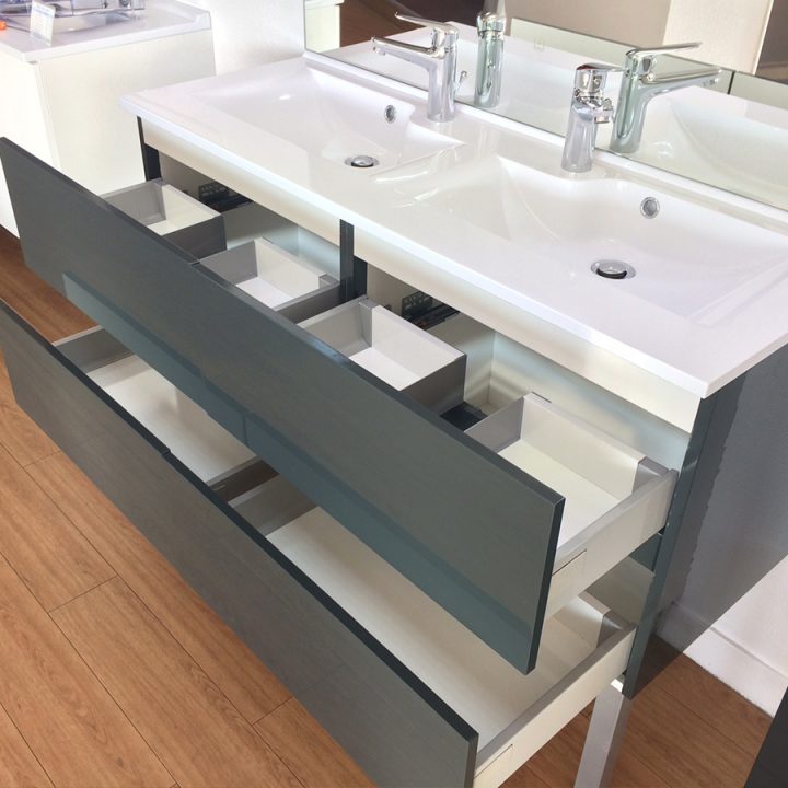 Salle De Bains – Meuble Design Par Cher À Saisir ! à Meuble Salle De Bain Promo Destockage
