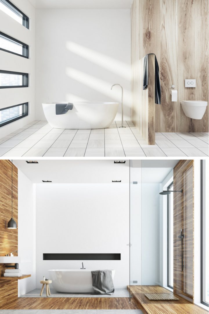 Salle De Bains Moderne : 5 Exemples À Copier Absolument destiné Renover Salle De Bain Sans Changer Carrelage