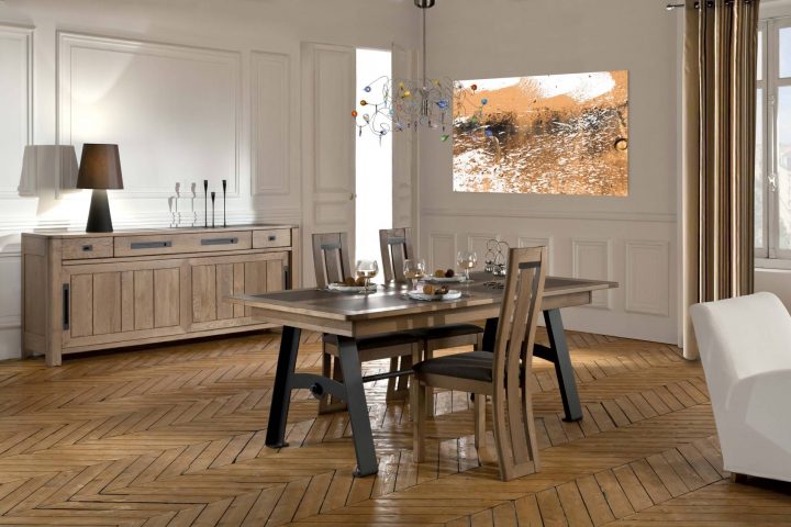 Salle-Manger-Deauvil-Ateliers-De-Langres-Meubles-Gibaud pour Magasin Meubles Cambrai