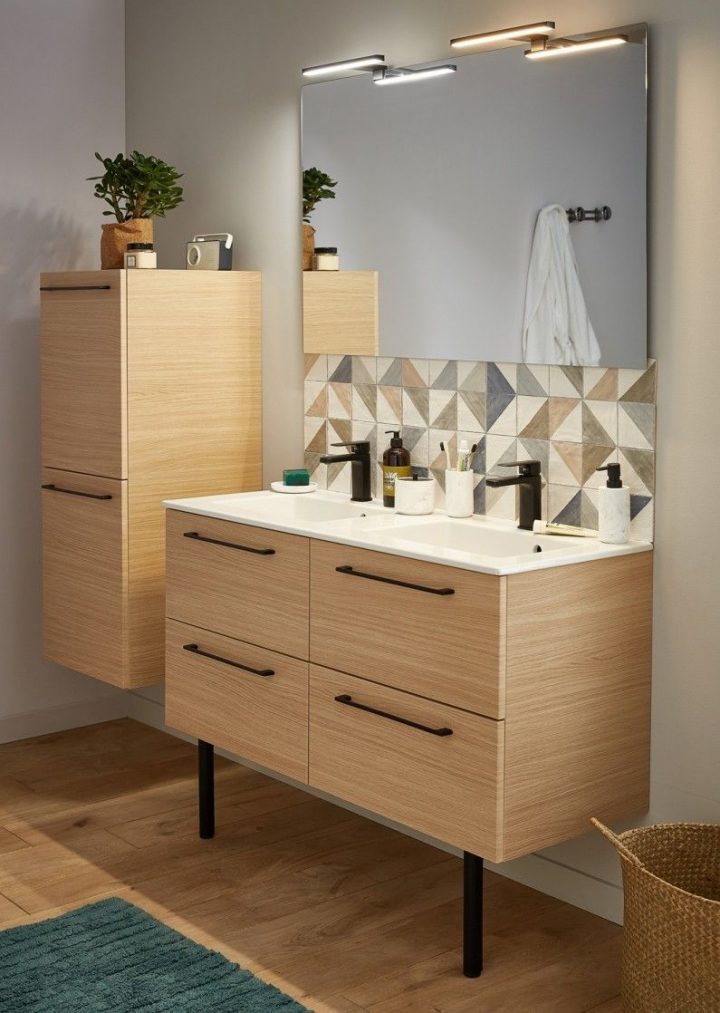 Salles De Bains Modernes : Styles Et Tendances | Meuble avec Meuble Salle De Bain Leroy Merlin Promo Salles De Bains Modernes : Styles Et Tendances | Meuble avec Meuble Salle De Bain Leroy Merlin Promo