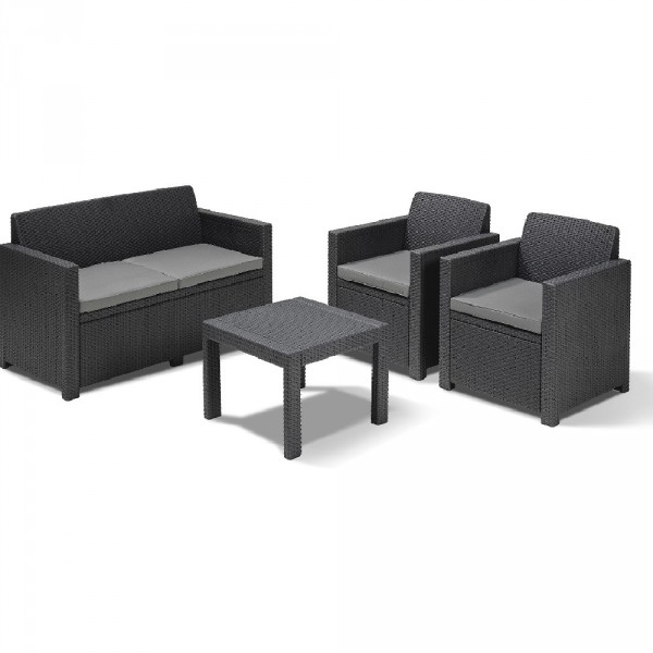 Salon De Jardin 4 Personnes Résine Tressée – Mobilier De à Salon De Jardin Pas Cher Gifi