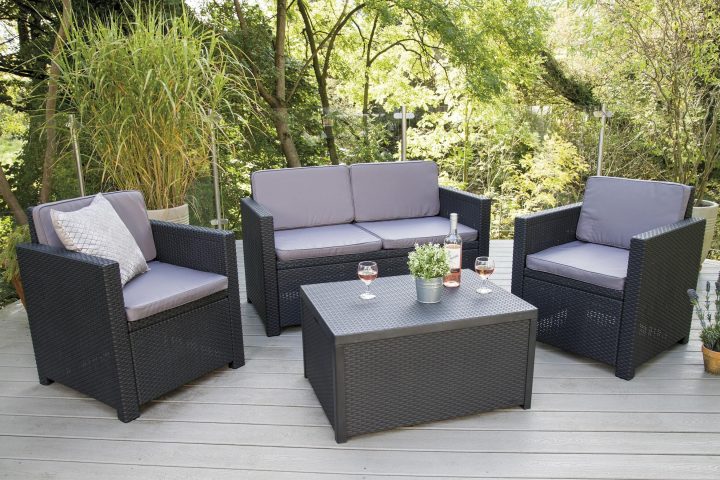 Salon De Jardin 5 Places Aspect Rotin – Jardin Piscine Et pour Monaco Salon De Jardin Aspect Rotin Tressé Salon De Jardin 5 Places Aspect Rotin – Jardin Piscine Et pour Monaco Salon De Jardin Aspect Rotin Tressé