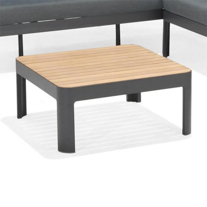 Salon De Jardin 5 Places En Aluminium Et Teck Belluno Gris avec Salon De Jardin Aluminium Pas Cher Salon De Jardin 5 Places En Aluminium Et Teck Belluno Gris avec Salon De Jardin Aluminium Pas Cher