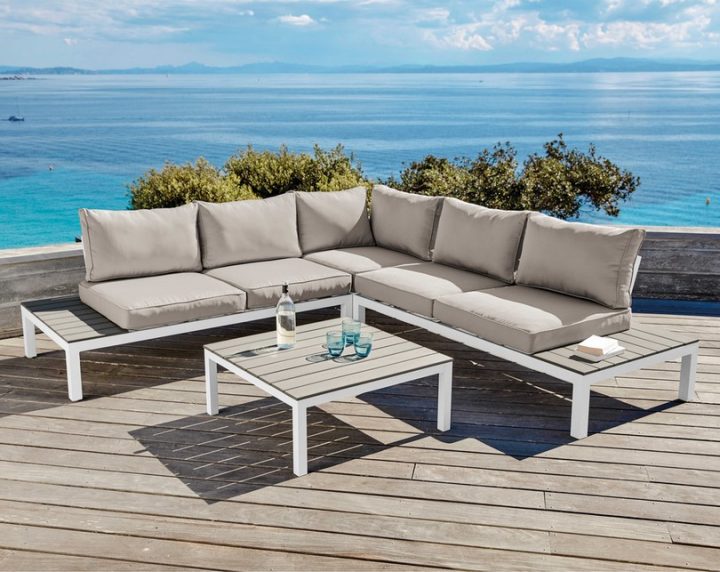 Salon De Jardin 6 Places Andaman – Salon De Jardin Maisons serapportantà Salon De Jardin Blanc