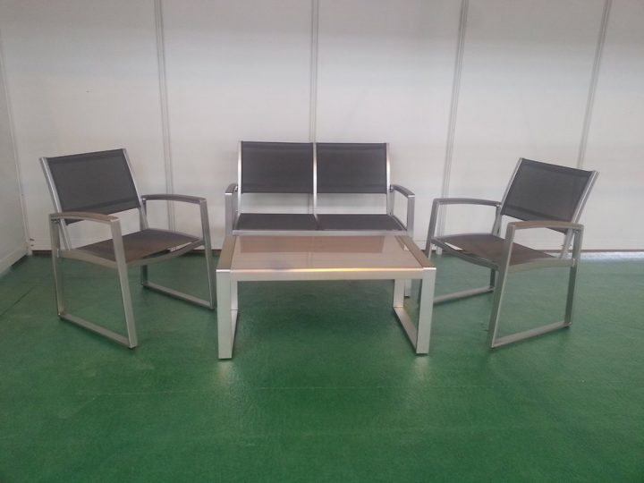 Salon De Jardin Agate 4 Pièces | Bricomarché pour Table De Jardin Bricomarché