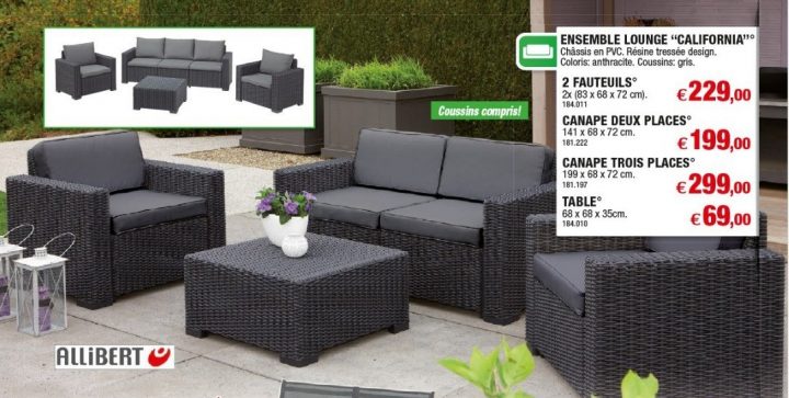 Salon De Jardin Allibert Victoria Lounge Set – Abri De avec Salon De Jardin Allibert Monaco Cappuccino
