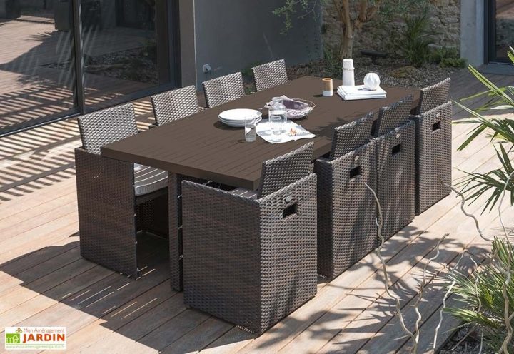 Salon De Jardin Aluminium Et Resine Tressee | Idées De pour Salon De Jardin Tressé Leclerc