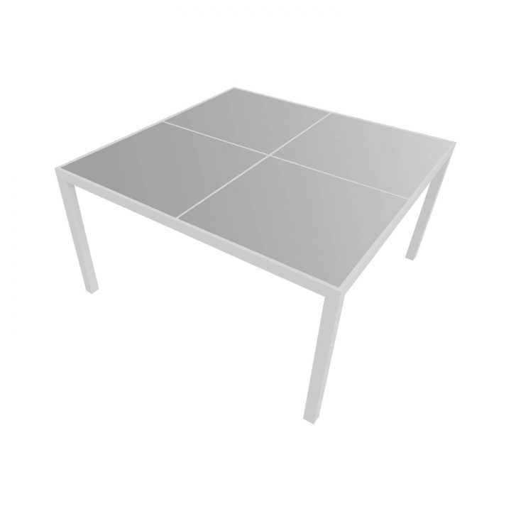 Salon De Jardin Aluminium Et Textilène Gris 8 Places Cagliari destiné Salon De Jardin Aluminium 8 Places