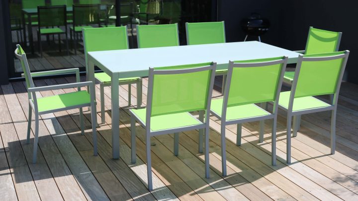 Salon De Jardin Aluminium Table De Jardin 8 Places intérieur Salon De Jardin Aluminium 8 Places