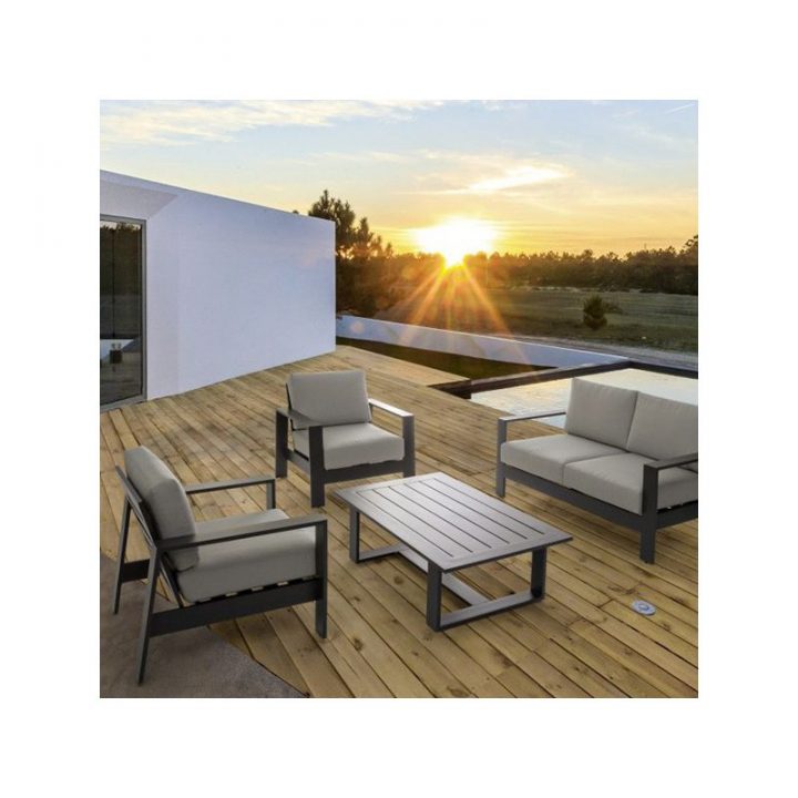 Salon De Jardin Atlantic Bizzotto 4 Places Aluminium avec Salon De Jardin Cap Est