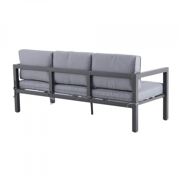 Salon De Jardin Azua Gris Graphite – 5 Places – Salon De à Salon De Jardin Azua