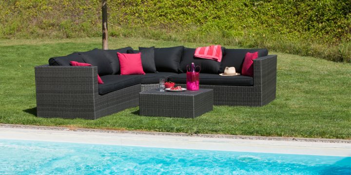 Salon De Jardin Bas Brugge Anthracite | Table D'Extérieur avec Canapé D Angle De Jardin Salon De Jardin Bas Brugge Anthracite | Table D'Extérieur avec Canapé D Angle De Jardin