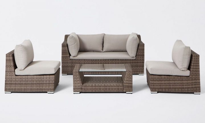 Salon De Jardin Blooma Maevea Gris Pas Cher – Salon De pour Salon De Jardin Blooma