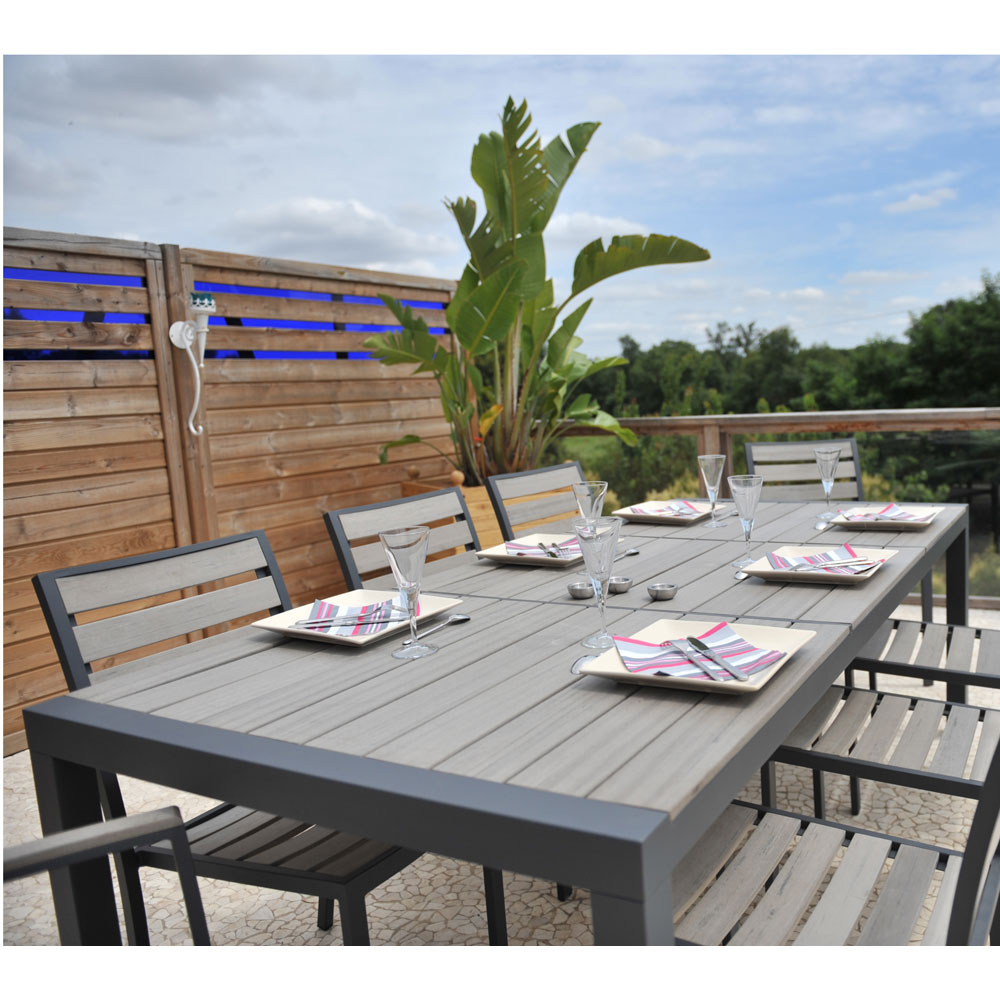Salon De Jardin Bois Carrefour Market  Jardin Piscine Et dedans