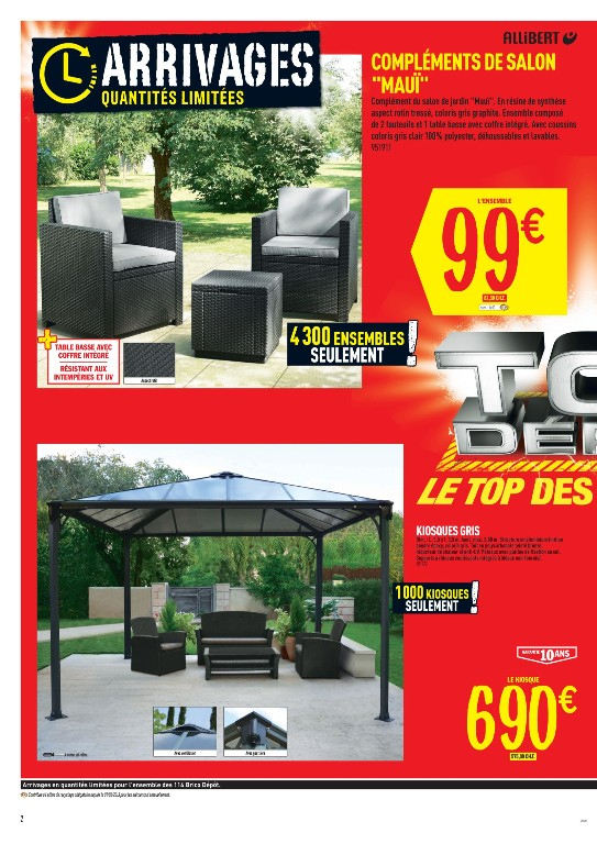 Salon De Jardin Brico Depot Biganos – Jardin Piscine Et Cabane concernant Cabane De Jardin Brico Depot