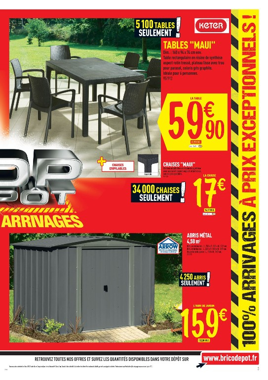 Salon De Jardin Brico Depot Perpignan – Jardin Piscine Et concernant Salon De Jardin Allibert Brico Depot