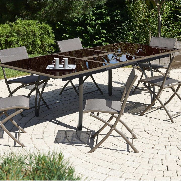 Salon De Jardin Cappucino Brun Marron, 6 Personnes | Leroy à Salon De Jardin Fer Forgé Leroy Merlin Salon De Jardin Cappucino Brun Marron, 6 Personnes | Leroy à Salon De Jardin Fer Forgé Leroy Merlin
