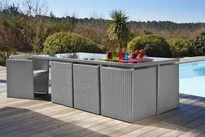 Salon De Jardin Cdiscount – Java Salon De Jardin 8 Places encequiconcerne Salon De Jardin C Discount